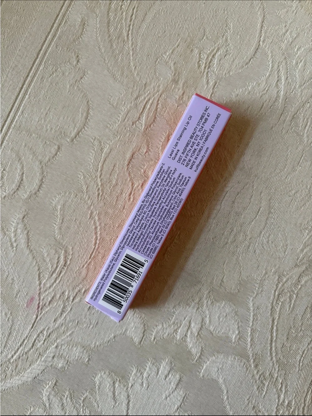 Kulfi Lassi Lips Staining Lipgloss Lipstick in Guava BNIB
